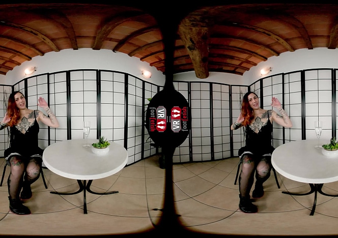 Juiswild Seduce You in Sheer Black Nylons VR Tease to Explosive Orgasm