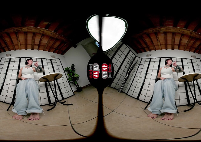 Gorgeous Model Shows Off Dirty Feet In A Photoshoot